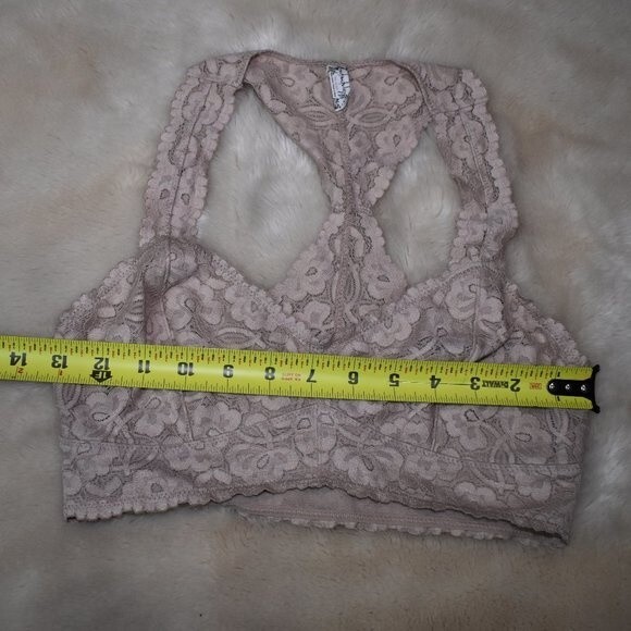 Free People Nude Lace Bra Size Small - Picture 12 of 14